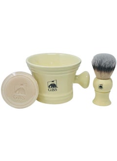 Heavy Duty Ceramic Ivory Shaving Set - Mug With Knob Handle, Faux Ivory Handle Shaving Brush And Natural Shave Soap - pzsku/ZF6A9563093DA8E6CAC59Z/45/_/1730894782/84128ed5-d298-4326-b90d-3dbad2ca1181