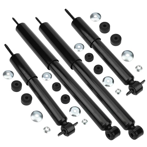 BRTEC 2WD Front & Rear Shock Absorbers for Ford F-150 1997 1998 1999 2000 2001 2002 2003(Models Except 7700LB GVW Only), Suspension Shock Struts Assemblies Kit Set of 4 - Image 1