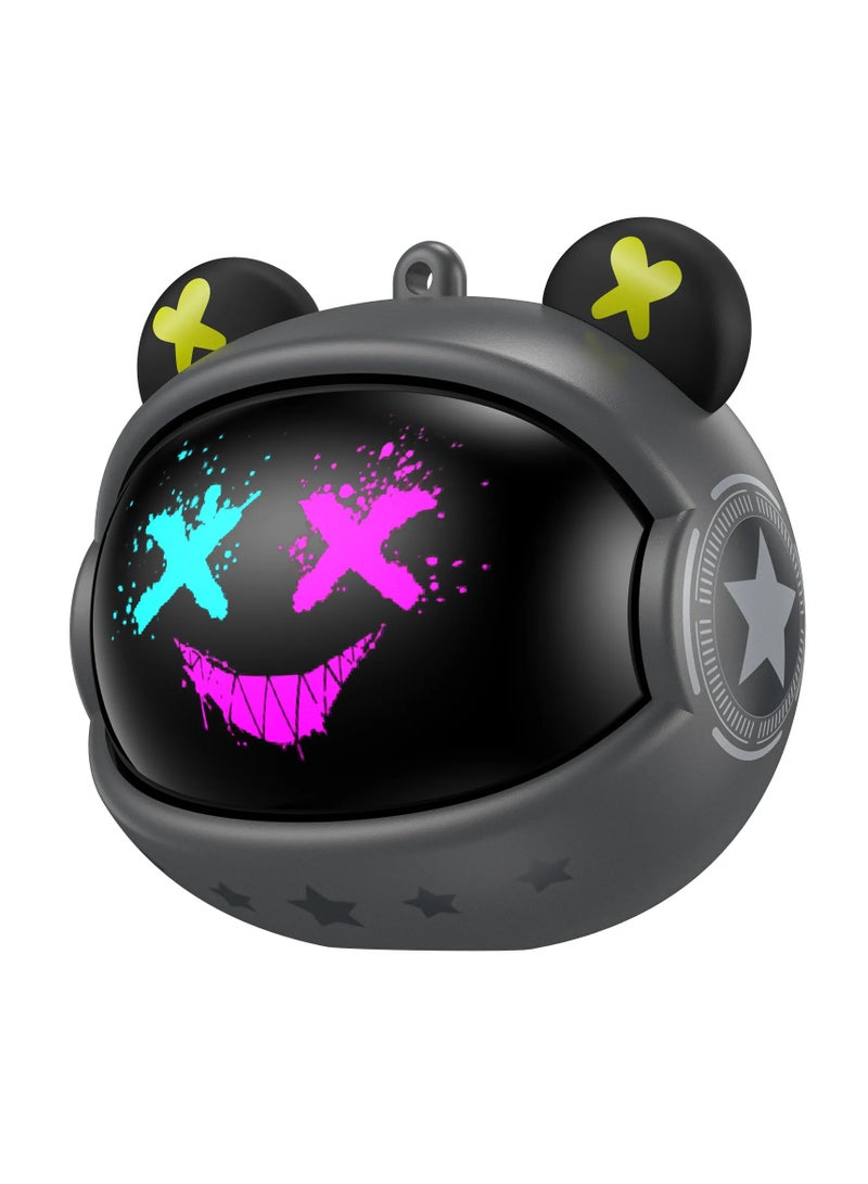 ONIKUMA Wireless Gaming Headphones with Rotating Flip Design, In-Ear Touch Control, Trendy Wearable In-Ear Headset T20 Noise reduction and high sound quality (Black) - Image 1