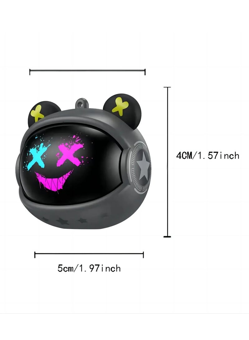 ONIKUMA Wireless Gaming Headphones with Rotating Flip Design, In-Ear Touch Control, Trendy Wearable In-Ear Headset T20 Noise reduction and high sound quality (Black) - Image 4