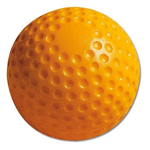 MacGregor Dimpled Baseballs, Yellow, 9-inch (One Dozen) - Image 1