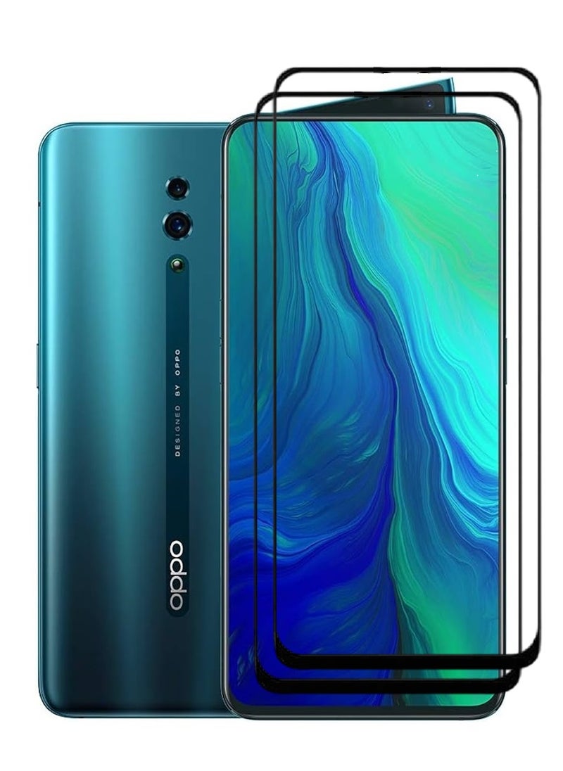 AINA 2 Pieces Tempered Glass Screen Protector 5D Designed For Oppo Reno Full Glue Edge to Edge Full Screen Coverage And Bubble Free - Image 1
