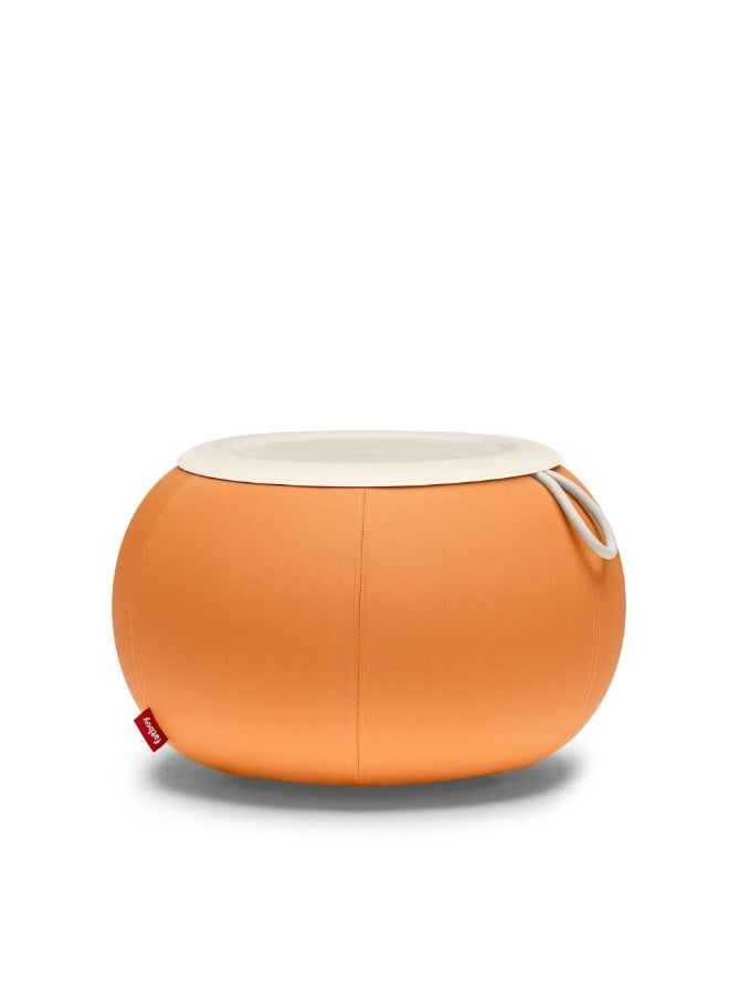 Fatboy Humpty Outdoor Round Coffee Table - Steel Tabletop, Easy-to-Inflate, Durable for Indoor & Outdoor (65 x 65 x 35 cm) (Pumpkin) - Image 1
