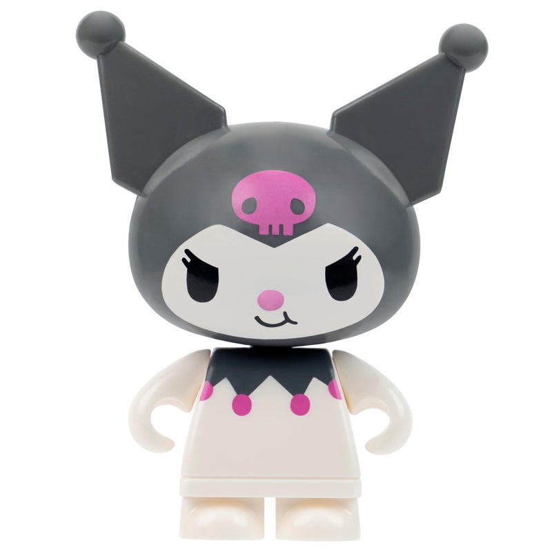 Bldr مجموعة بناء عربة الفشار من Hello Kitty وأصدقائها - شخصيات Kuromi وChococat القابلة للتشكيل - هدايا للأطفال ومعجبي Sanrio من عمر 8 سنوات فما فوق، 0129 - Image 3