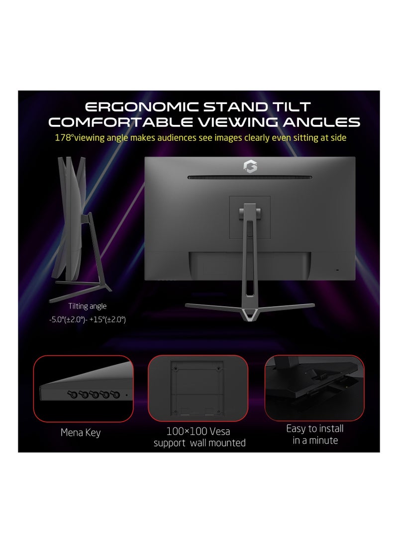 GAMEON 28-Inch 4K UHD, 144Hz, 0.5ms, HDMI 2.1 Gaming Monitor (Support PS5) GOP28UHDIPS black - Image 4