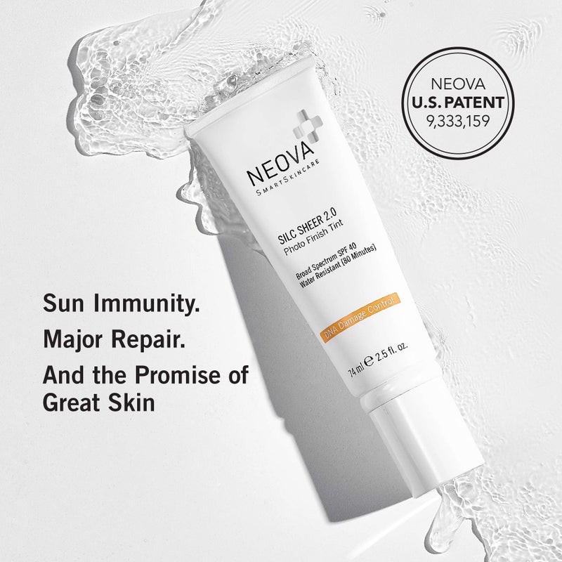 NEOVA SmartSkincare Silc Sheer 2.0 Tinted Sunscreen 2.5 fl oz | Broad Spectrum SPF 40 | Up To 80 min. Water Resistance | Oil & Fragrance Free | For All Skin Types - Image 3
