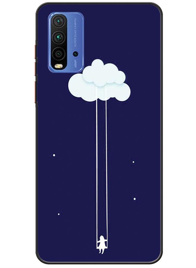 EYE CATCH Protective Case Cover For Xiaomi Redmi 9 Power Girl Hanging Cloud  - Image 1