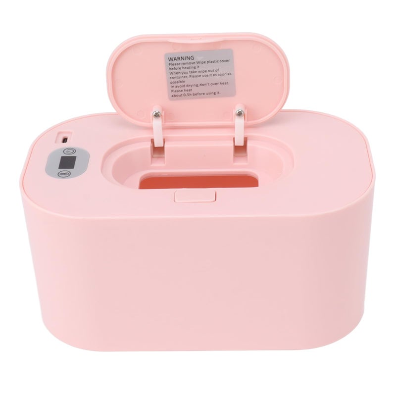 Portable USB Baby Wipe Warmer With 5 Temperature Settings Pink - Image 5