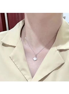 Chic Butterfly Clavicle Silver Necklace Shell Necklace