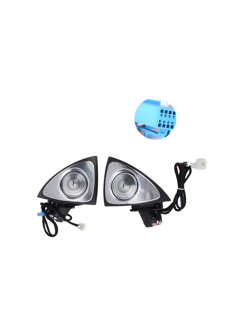 silvercnc - Rotating Tweeter, 64 Color 3D Rotating Speaker with LED Ambient Lighting Replacement for E?Class W213 2017?2021 - Image 1