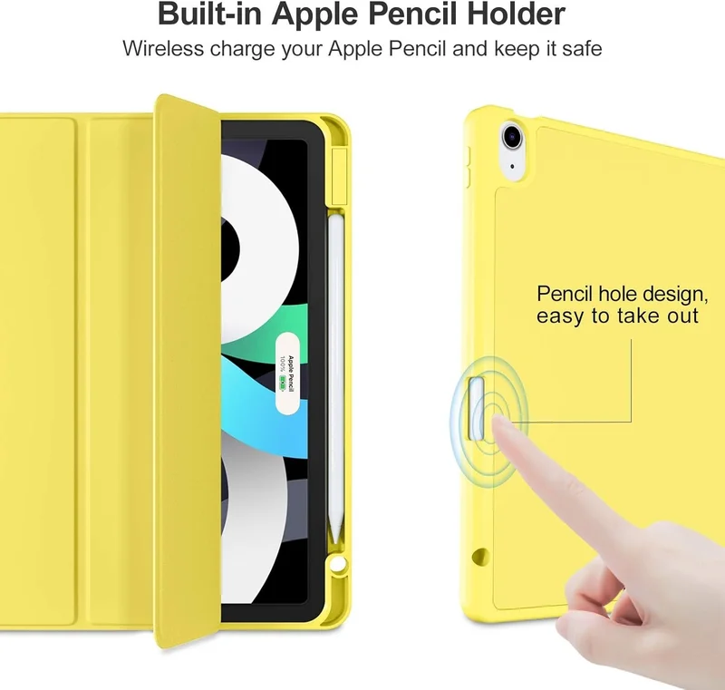 ESR Apple iPad Air 10.9 2022 5th Generation M1 Chip A2589 A2591 Series Horizontal Stand Strong Magnet Stromix Sleep Mode Case - Magnetic Charging Supported