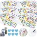 Forever young Diamond Painting Labels as Diamond Painting Accessories for Beads Art Storage 447 Color Number Label Stickers for Jars Labels for Containers with Blank Label and Wax6 Set - Image 2
