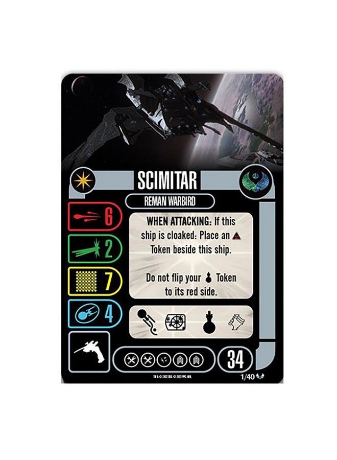 WizKids Star Trek: Attack Wing: Romulan Faction Pack - Secrets of The Tal Shiar - Image 4