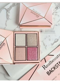 REALBEAUTY A Complete Palette Of Blush + Highlighter + Multi-Colored eye Shadow  - Image 3
