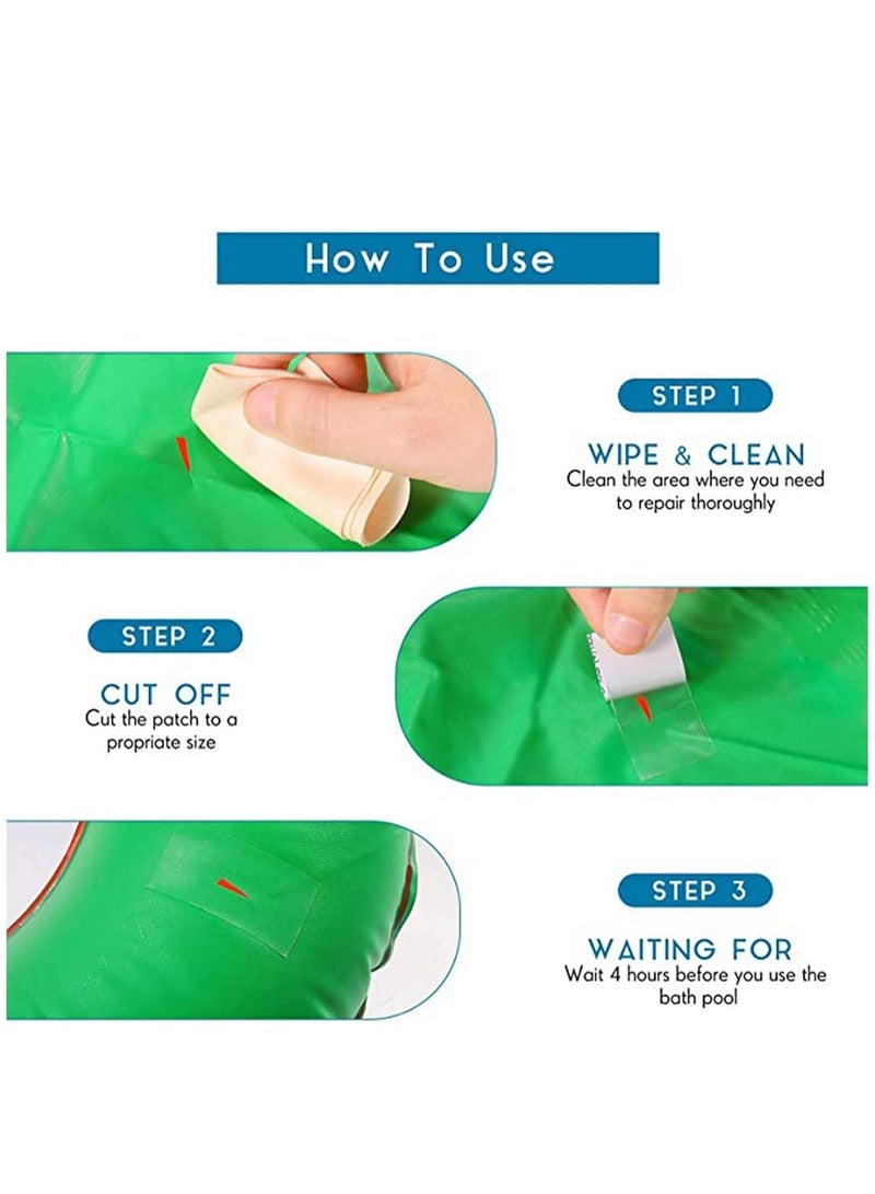 Captaintech 20 Pieces TPU Inflatable Patch Repair Kit, Air Mattresses Repair Tool for Inflatable Toys Swimming Pools Ring Inflatable Boats - Image 3