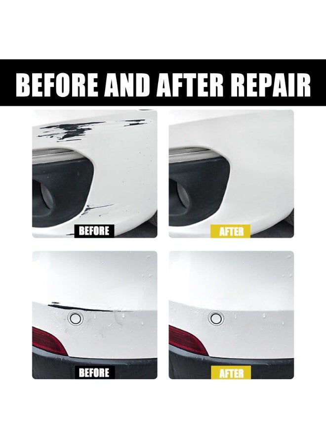 Homonth Scratch Wax Car Paint Repair Polishing Compound 120ml For Clear Coat Swirl Marks Black - Image 5