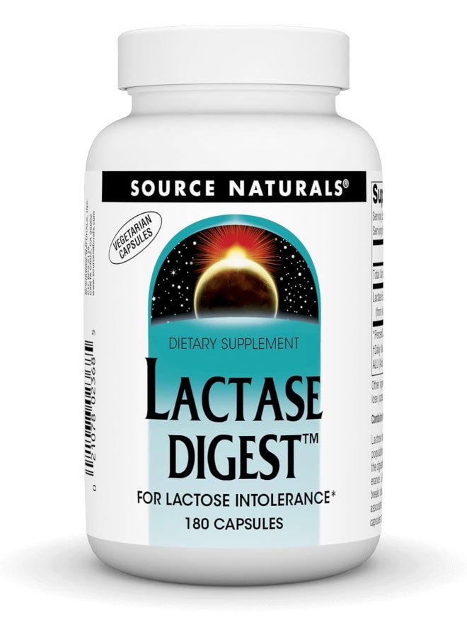 Source Naturals Lactase Digest 30 Mg. 180 Capsules  - Image 5