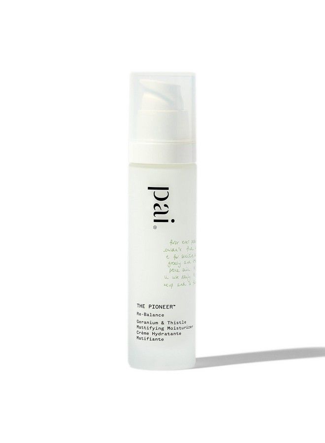 Pai Skincare The Pioneer: Geranium + Thistle Mattifying Moisturizer | Natural Vegan Sensitive Skincare (1.7 Fl Oz | 50 Ml) - Image 1
