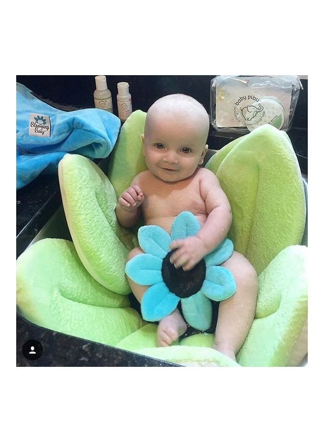 NIBEMINENT Newborn Foldable Blooming Flower Bathtub for Sink Baby Play Bath Sunflower Cushion Mat - Image 3