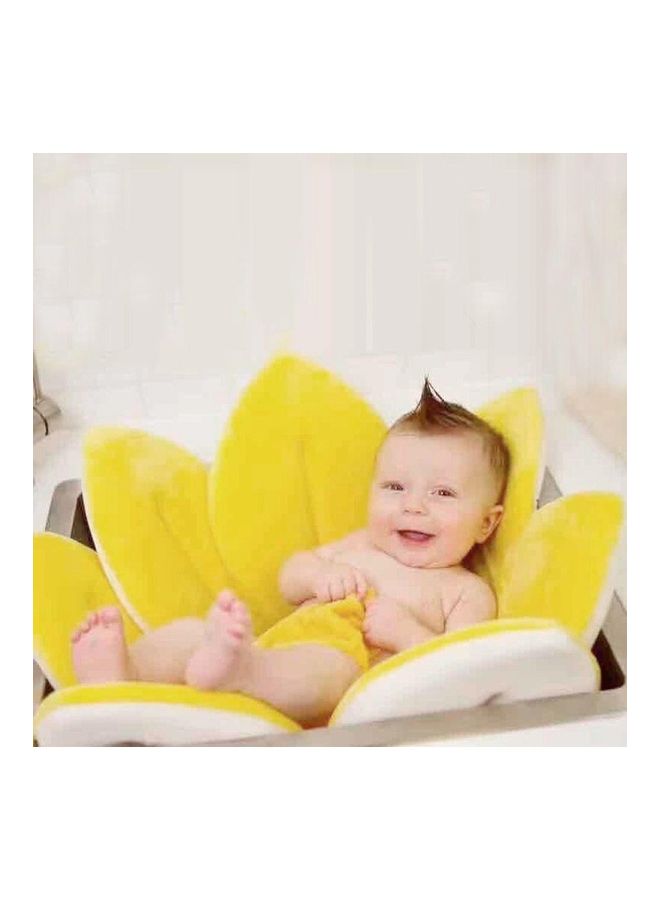NIBEMINENT Newborn Foldable Blooming Flower Bathtub for Sink Baby Play Bath Sunflower Cushion Mat - Image 4
