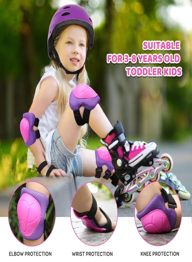 KUYOU Kids Knee Pads Elbow Pads Set - Adjustable Safety Protective Gear for Skating, Cycling, Skateboard, Scooter, and More Durable, Comfortable, All-Round Protection for Kids Ages 3-8 - Image 2