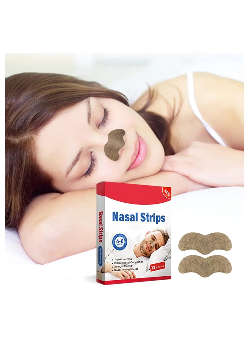 KASTWAVE 12 Count Nasal Strips, Nose Strips for Nasal Congestion Relief, Extra Strength Anti Snoring Devices, Snoring Solution Snore-Stopper to Reduce Snoring Caused by Colds & Allergies, Breathe Better - Image 2