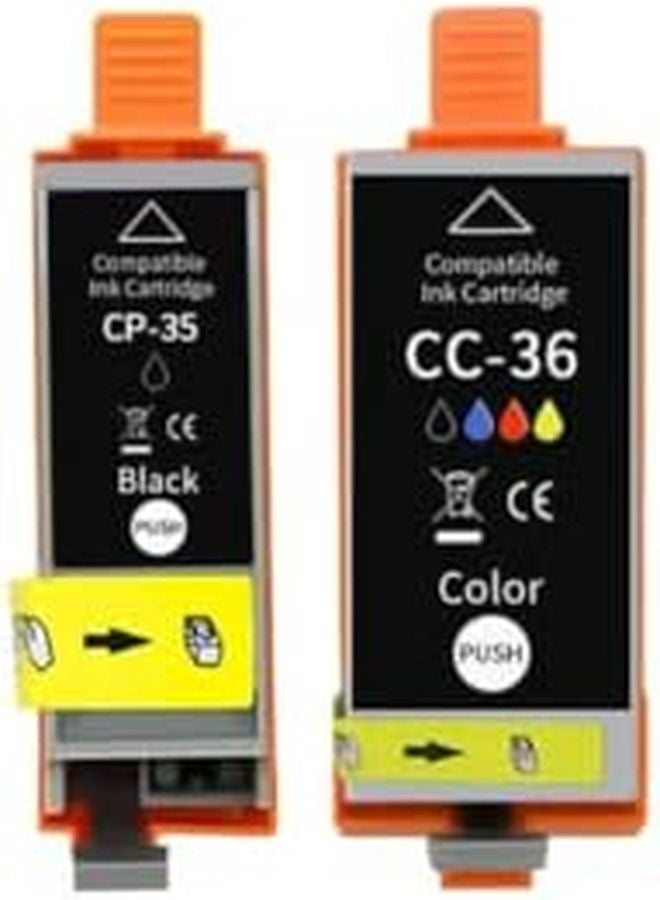 PG1 35 CL 36 علب الحبر 4 حزم 1 مجموعة متوافقة مع IP100B IP100 IP110 TR150 - Image 2