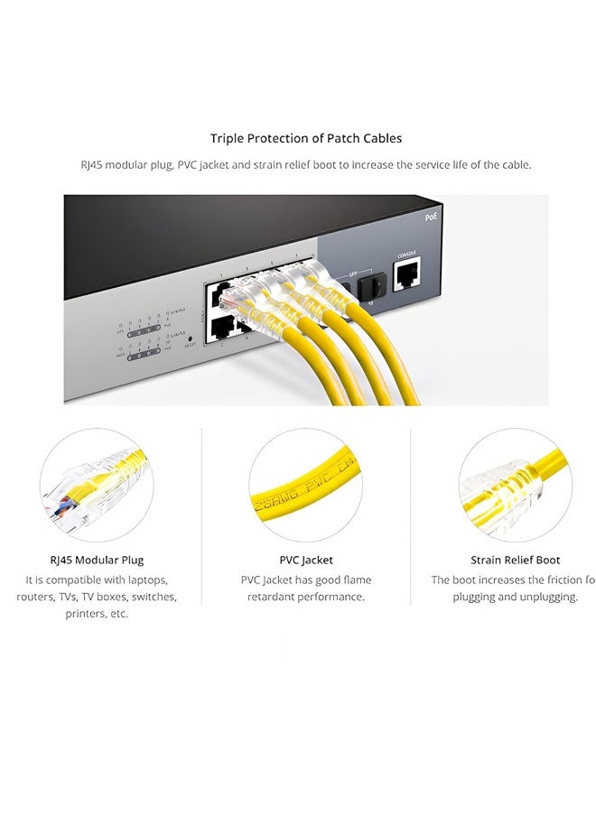 Taimi - Cat 6 Network Cable Yellow 1m - Image 1