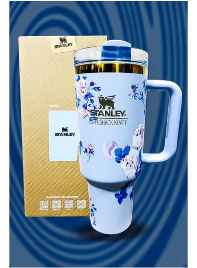 Stanley 40oz Tumbler – Stainless Steel Insulated Travel Mug with Reusable Straw | BPA-Free, Eco-Friendly & Dishwasher Safe | Leakproof FlowState™ Lid & Double Wall Vacuum Insulation Keeps Beverages Hot for 16 Hours or Cold for 24 Hours | Slim Base Fits Most Car Cup Holders | Ergonomic Durable Handle for Daily Commute, Office, Travel & Outdoor Adventures - Image 1