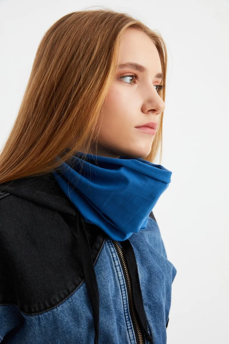 بوتيكجيز Parlament Women's 4-Functional Protector, Cotton, Flexible, Sweatproof, Bandana, Neck Collar, Buff, Mask