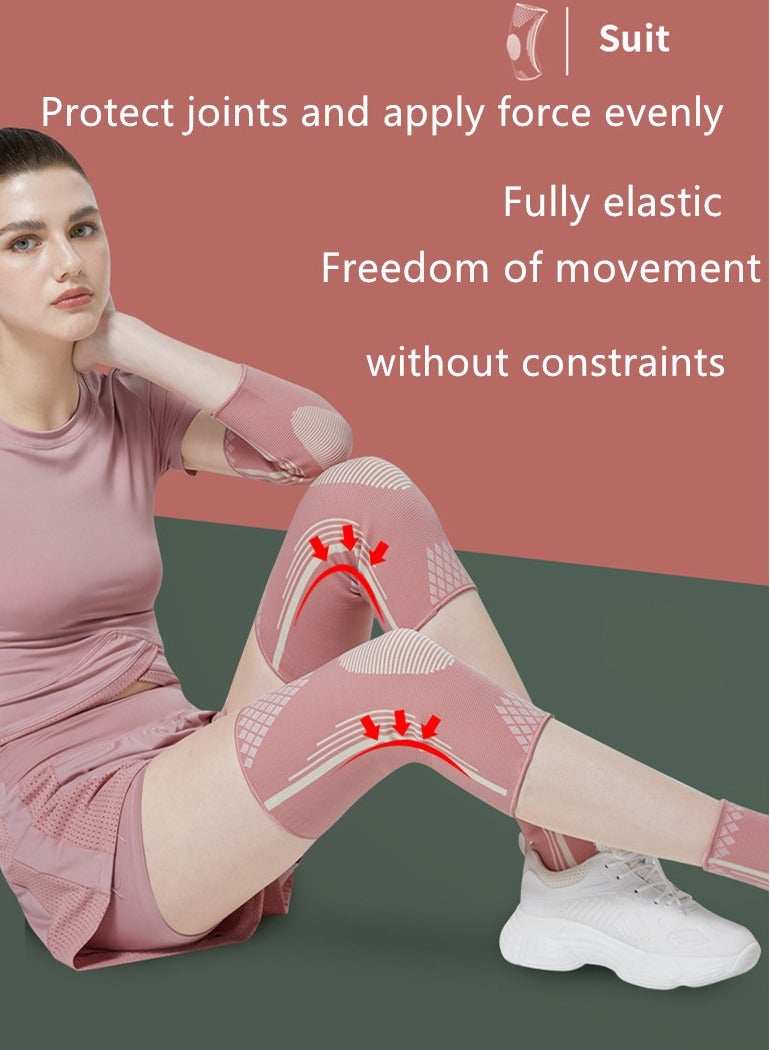 NIBEMINENT 5-Piece Sports Protector Professional Knee Wrist Palm and Ankle Women's Sports Equipment Set For Running, Exercise - Image 4