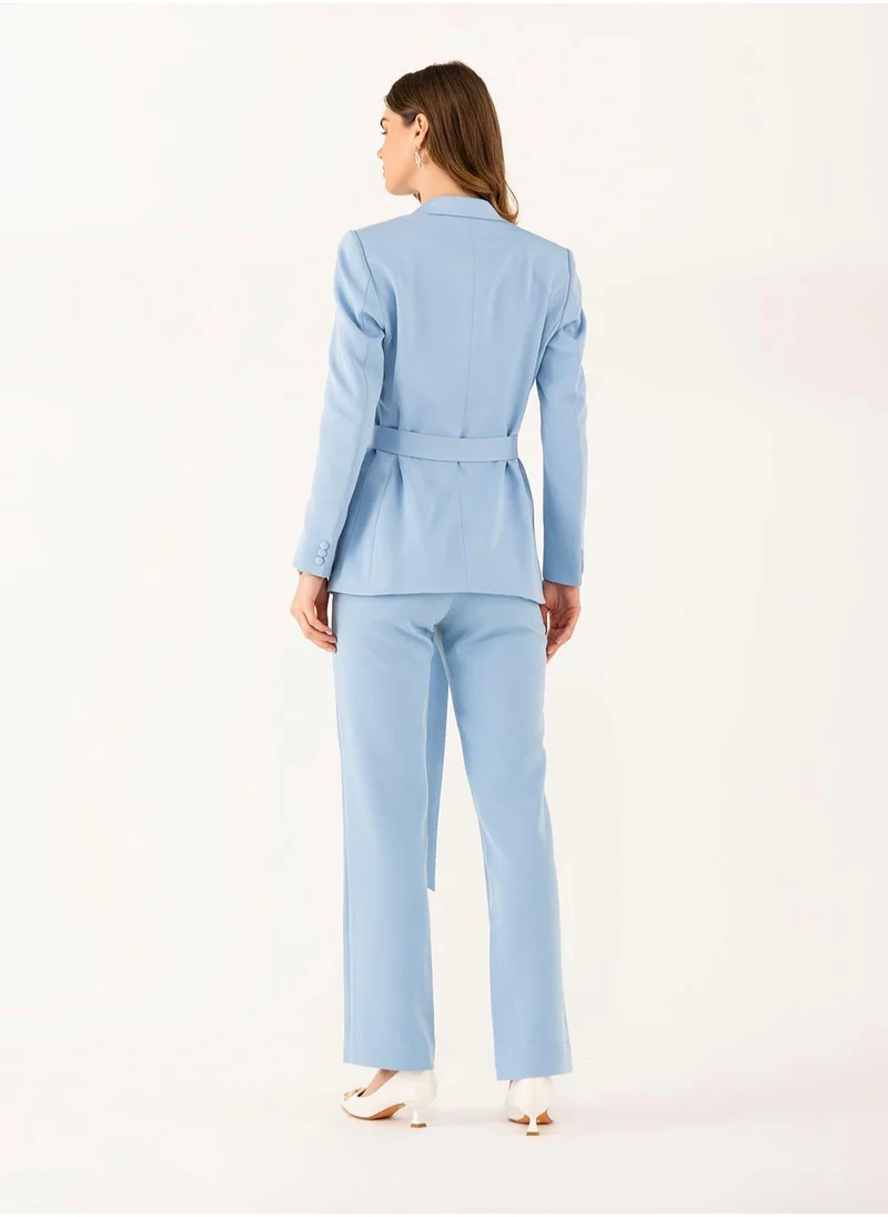 IZEL Celeste Two Piece Suit Set With pants