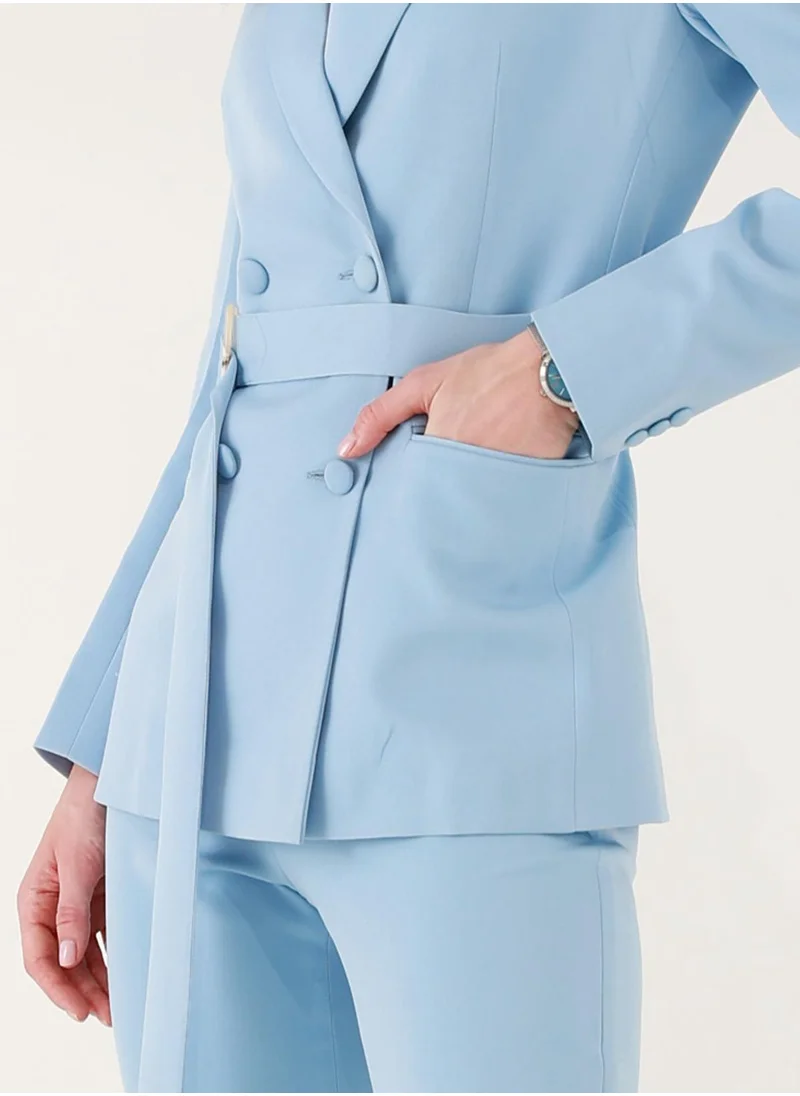 IZEL Celeste Two Piece Suit Set With pants