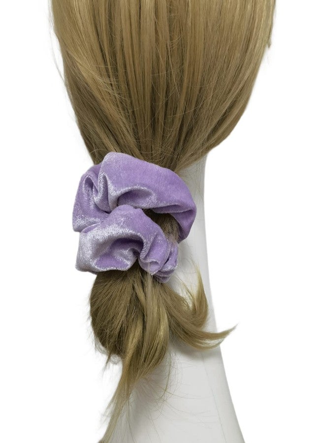 PIDOUDOU 2 Pcs Large Size Light Purple Scrunchies for Women Hair Elastic Bands - Image 3
