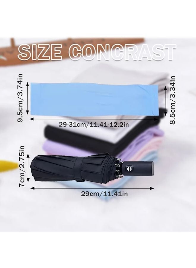 20 Pairs UV Sunscreen Cooling Arm Sleeves Color Mixing For Men Women Driving Fishing - Image 3