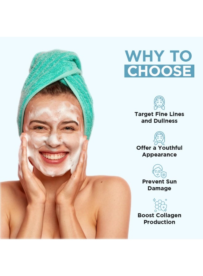 Orgatre Anti Aging Face Wash, 100ml, With Rice Water, Collagen, Hyaluronic Acid, Retinol - Image 2