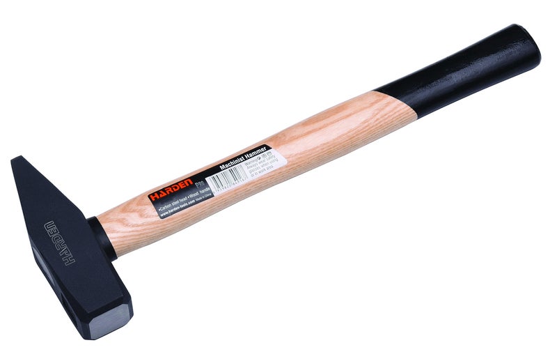 Harden 800 grams Professional Machinist Hammer with Wood Handle & Forged Carbon Steel Head - 590018 - Image 1