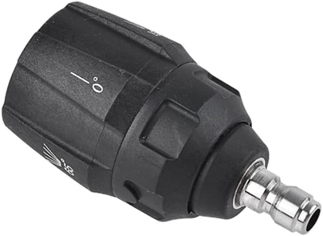 Tucool Racing 5 in 1 High Pressure Spray Nozzle with 1/4 Quick Connect (5 Settings: 0, 15, 25, 40, 65) Transparent body - Image 4