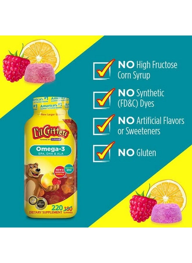 Lil Critters - L'il Critters Omega -3 DHA, 300 Gummy Bears - Image 1