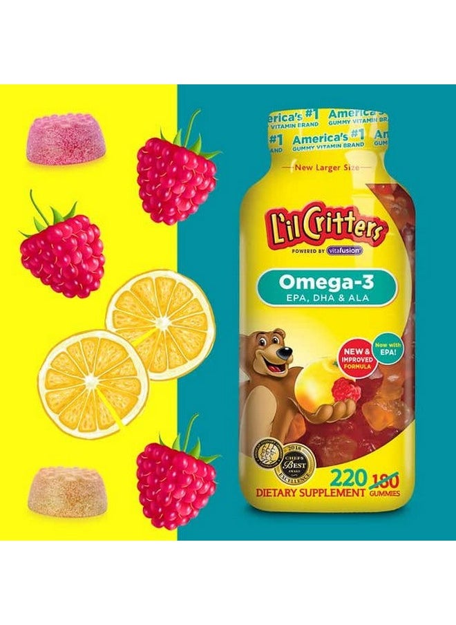 Lil Critters - L'il Critters Omega -3 DHA, 300 Gummy Bears - Image 1