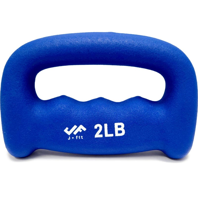 JFIT Neoprene DGrip Dumbbell Weight 2LB 2 Pound