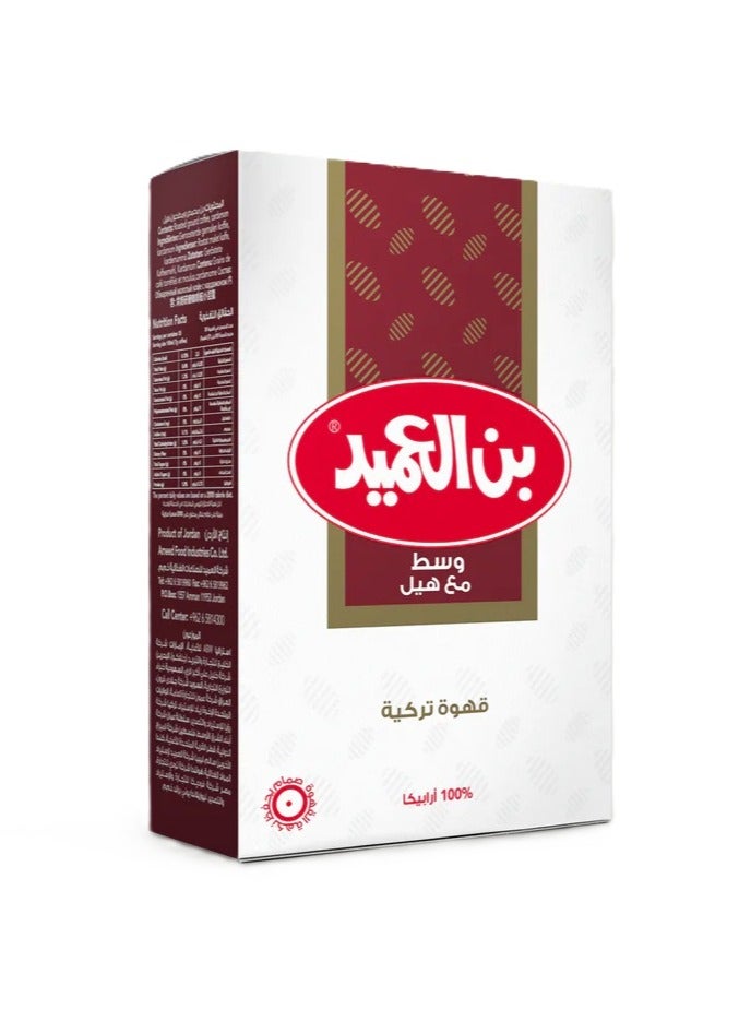 العميد قهوة تركية وسط مع هيل 250 جرام - Image 2