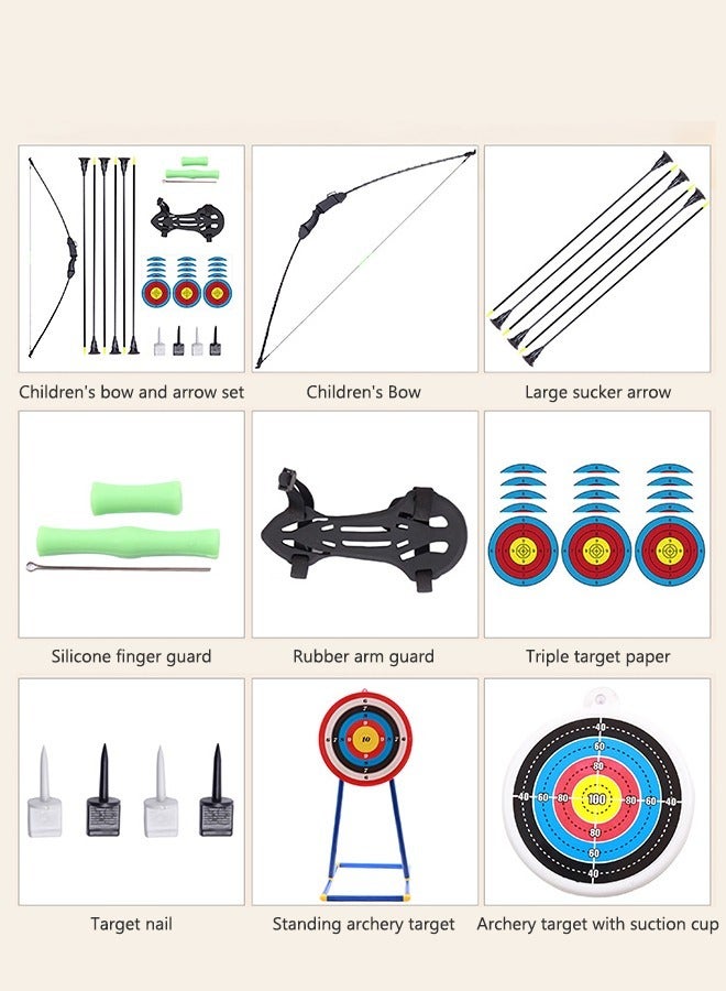 GROIC 18PCS Bow and Arrow Kids Archery Set Outdoor Sports - Image 2