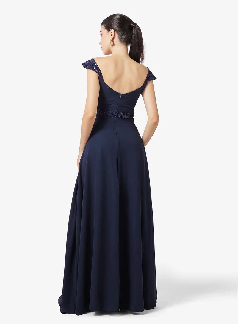 Ella Limited Edition Off Shoulder Embellished Dress