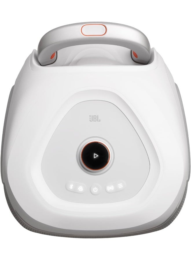 جي بي إل JBL PartyBox 330 Portable Party Speaker with LED Light Show, White JBLPB330WHTUK white - Image 4