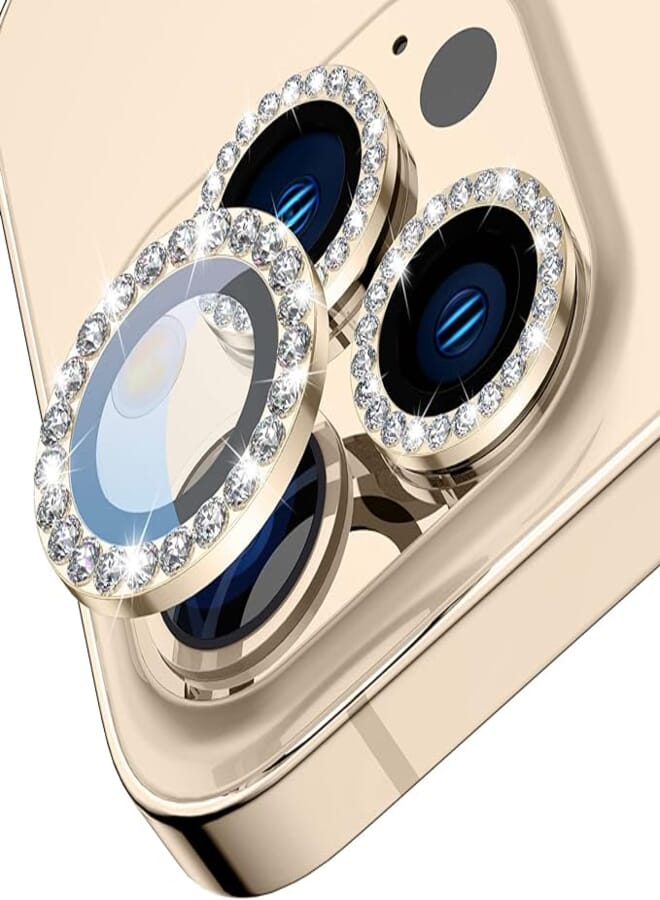 Tensea for iPhone 13 Pro/iPhone Pro Max Camera Lens Protector Bling, Protection Cover Tempered Glass Screen Diamond Metal Individual Ring 13Pro 6.1" / ProMax 6.7 inch 2021