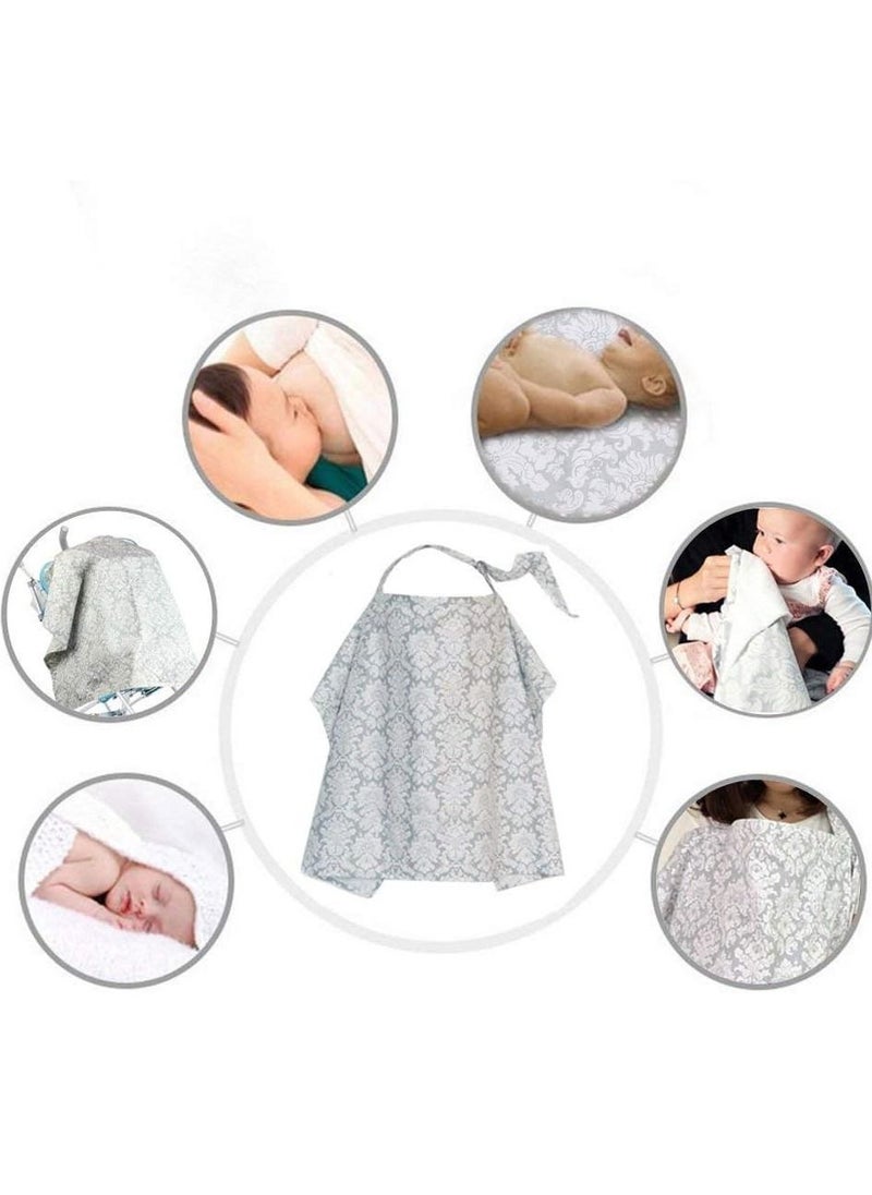 Breastfeeding blankets, car seat care covers, shopping carts, high chairs, strollers, and child seat covers