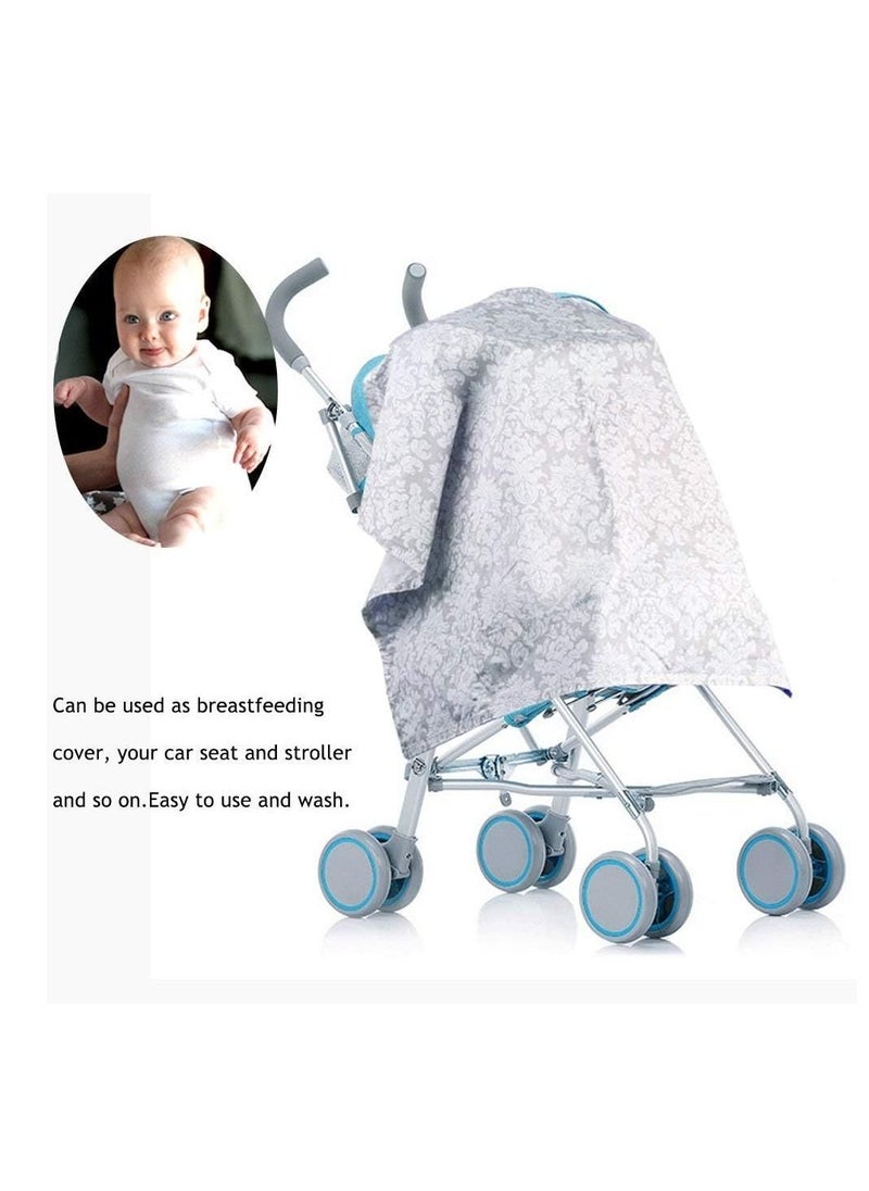 Breastfeeding blankets, car seat care covers, shopping carts, high chairs, strollers, and child seat covers