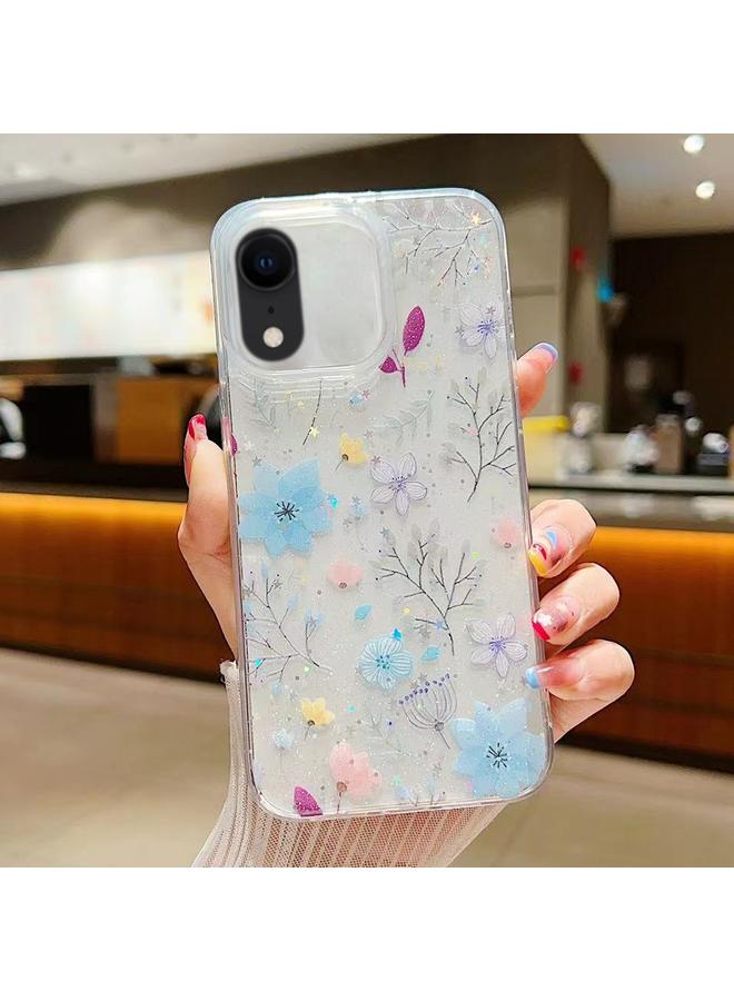 S-TOP Case For iPhone XR Fresh Small Floral Epoxy TPU Phone Case - Image 1