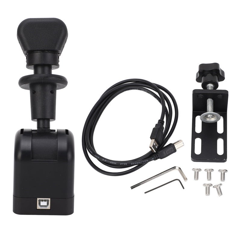 PC USB Handbrake Simulate Linear Handbrake for SIM Racing Games - Authentic Truck Like Experience PC Racing Game USB Handbrake for Desktop or Stand - Image 1